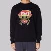 Sassy Classy Baby Yoda Hug Dairy Queen Sweatshirt
