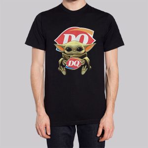 Sassy Classy Baby Yoda Hug Dairy Queen Sweatshirt 3