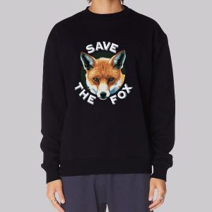 Save a Fox Merch Animal Lover Sweatshirt Save a Fox Merch Animal Lover Sweatshirt