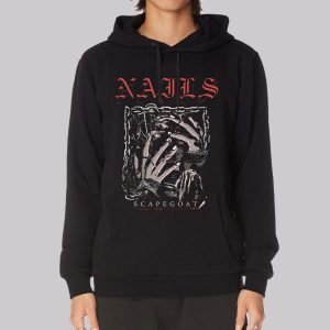 Scary Scapegoat Death Nails Sweatshirt