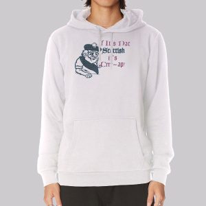 Scottish Its Crrr Ap Vintage White Sweatshirt