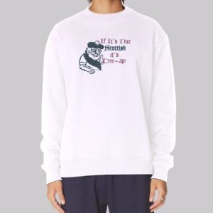 Scottish Its Crrr Ap Vintage White Sweatshirt 3 Scottish Its Crrr Ap Vintage White Sweatshirt 4