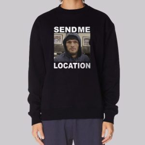 Send Location Khabib Sweatshirt 3 Send Location Khabib Sweatshirt 4
