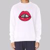 Sexy Lips Glossy Eat Me Sweatshirt