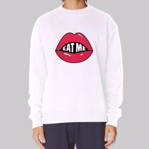Sexy Lips Glossy Eat Me Sweatshirt 4