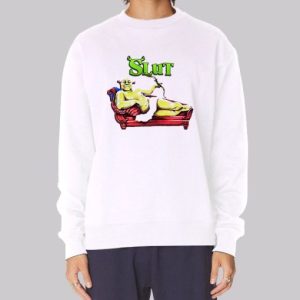 Sexy Pose Funny Slut Shrek Sweatshirt 4
