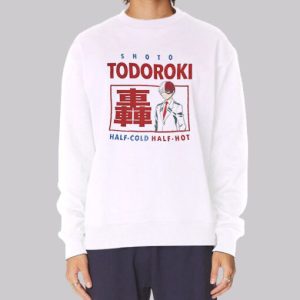 Shoto Todoroki Half Cold Half Hot Sweatshirt 4