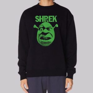 Shrek Funny Face Eyebrow Raised Sweatshirt 4