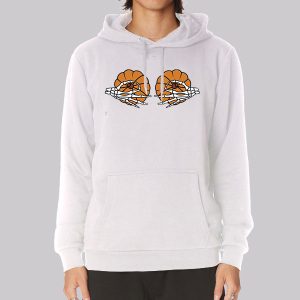 Skeleton Hand Pumpkin Boobs Sweatshirt