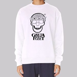Skull Flowers Greta Van Fleet Sweatshirt