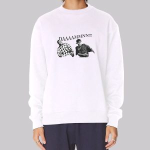 Smokey and Craig Ice Cube Friday Damn Meme Sweatshirt 1