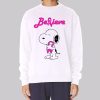 Snoopy Breast Cancer Pink Awareness Sweatshirt