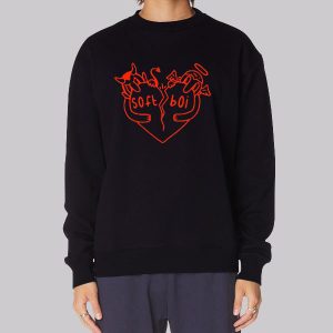 Soft Boi Merch Red Devil Sweatshirt