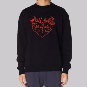 Soft Boi Merch Red Devil Sweatshirt 4