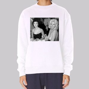 Sophia Loren Boobs Side Eye in Jayne Mansfield Sweatshirt
