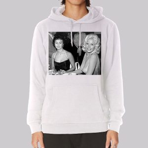 Sophia Loren Boobs Side Eye in Jayne Mansfield Sweatshirt