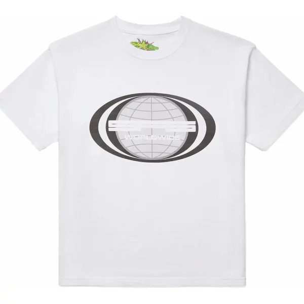 Sp5der Jumbo Globe Tee White  Get Up to 30 Discount