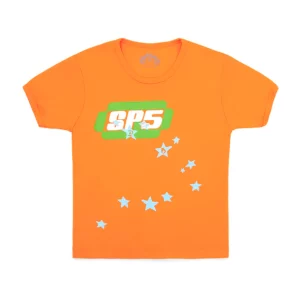 Sp5der Orange SP5 Baby Tee  Get Up to 30 Discount