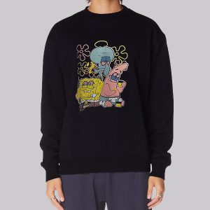 SpongeBob Squidward Tentacles Patrick Star Sweatshirt SpongeBob Squidward Tentacles Patrick Star Sweatshirt