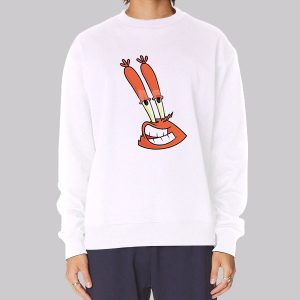 Spongebob Merch Mr Krabs Face Sweatshirt