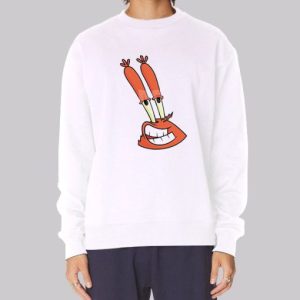 Spongebob Merch Mr Krabs Face Sweatshirt 4