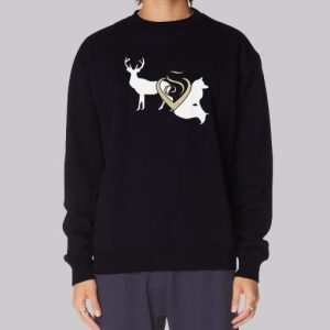 Stag and Vixen Sillhoute Sweatshirt 3 Stag and Vixen Sillhoute Sweatshirt 4