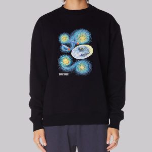 Star Trek Enterprise Starry Night Sweatshirt Star Trek Enterprise Starry Night Sweatshirt