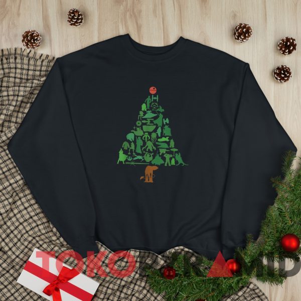 Star Wars Holiday Christmas Tree Sweatshirt