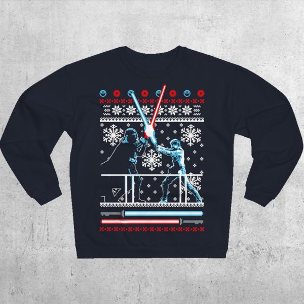 Star Wars Vader Luke Duel Ugly Christmas Sweatshirt