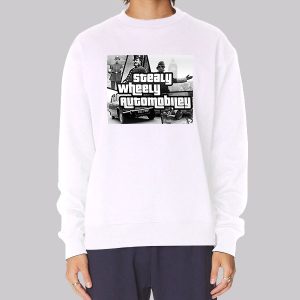 Stealy Wheely Automobiley Sweatshirt