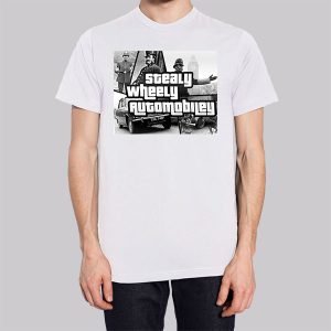 Stealy Wheely Automobiley Sweatshirt 3