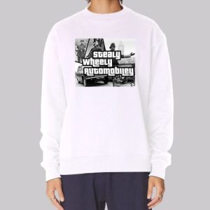 Stealy Wheely Automobiley Sweatshirt 4