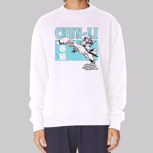 Street Fighter Chun Li Kick Sweatshirt