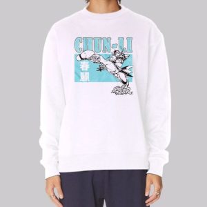 Street Fighter Chun Li Kick Sweatshirt 4