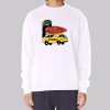 Summers Surfer Boy Pizza Sweatshirt