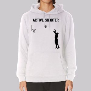 Support Basketball Active Shooter Sweatshirt
