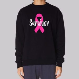 Support Fight Breast Cancer Survivor Sweatshirt 3 Support Fight Breast Cancer Survivor Sweatshirt 4