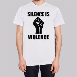 Support White Silence Is Violence Sweatshirt 3
