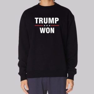 Support for Trump Won Sweatshirt 4