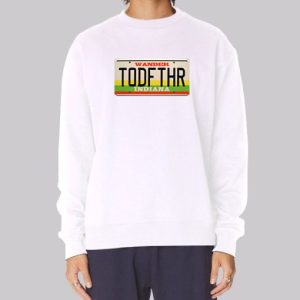 TODFTHR License Plate Hawkins Wander Stranger Things Sweatshirt 3 TODFTHR License Plate Hawkins Wander Stranger Things Sweatshirt 4