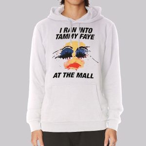 Tammy Faye at the Mall Vintage White Sweatshirt