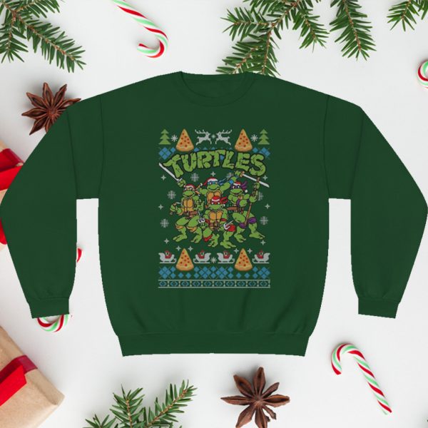 Teenage Mutant Ninja Turtles Ugly Christmas Sweatshirt