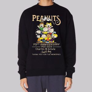 Thank You Peanuts for Memories Sweatshirt Thank You Peanuts for Memories Sweatshirt