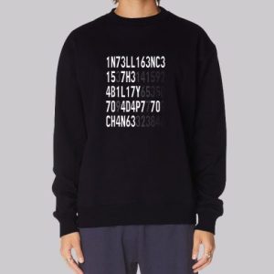 The Ability to Adapt Black Intelligence Sweatshirt 3 The Ability to Adapt Black Intelligence Sweatshirt 4