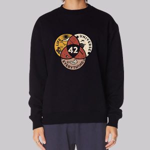 The Answer Life Universe Everything 42 Sweatshirt The Answer Life Universe Everything 42 Sweatshirt