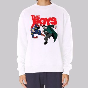 The Boys Billy Butcher vs Homelander Sweatshirt The Boys Billy Butcher vs Homelander Sweatshirt