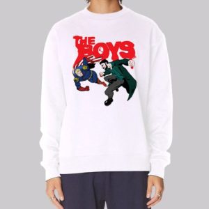 The Boys Billy Butcher vs Homelander Sweatshirt 3 The Boys Billy Butcher vs Homelander Sweatshirt 4
