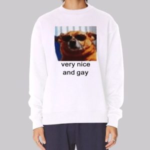 The Dog Very Nice and Gay Sweatshirt 4
