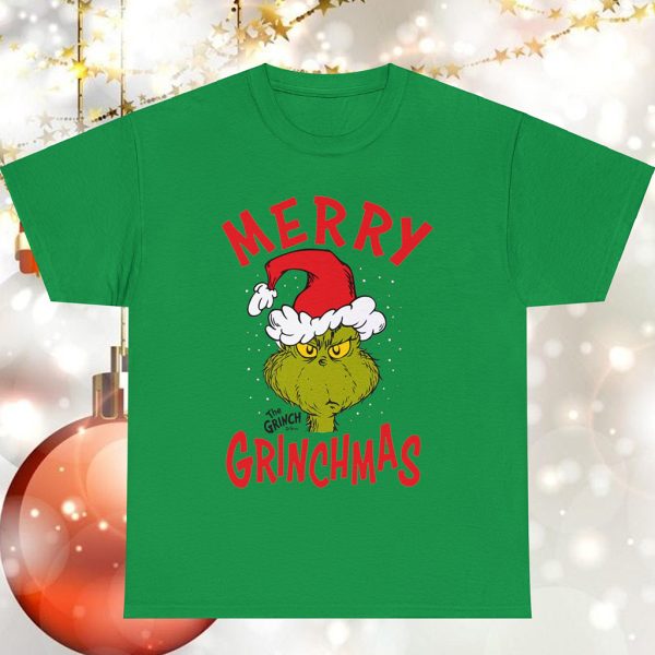 The Grinch Dr Seuss Merry Grinchmas Shirt