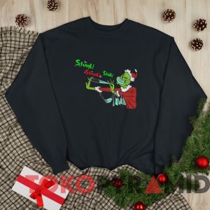 The Grinch Face Mask Stink Stank Stunk Christmas Sweatshirt